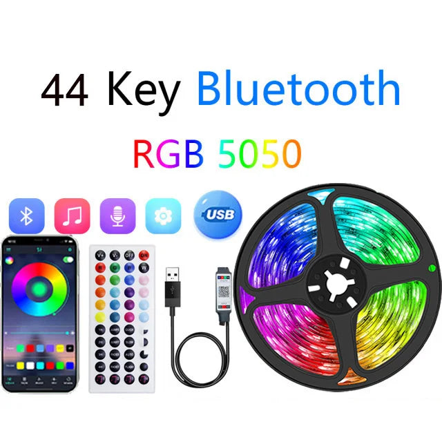 RGB LED Strip Lights – Room Aesthetic Lighting