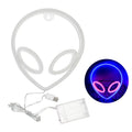 Alien Neon Lights, LED Signs Logo Light, Atmosphere Lamp, for Kids, E-Sport Room, Camping, Hotel, Shop, Game, Art, Home Decor